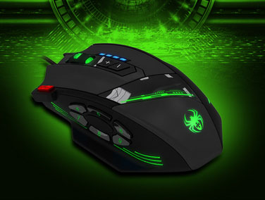 Hot USB2.0 wired 12 keys programming game mouse